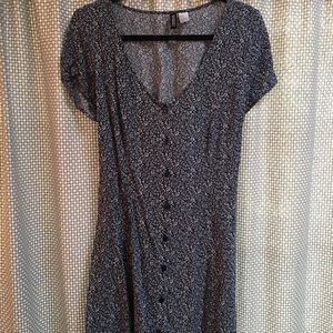 h&m blue floral spring dress 12